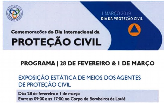 Comemorações do dia Internacional da Protecção Civil